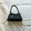 Bolsa Quadrada Pequena Tecida Vazada de Cor Sólida Estilo Coreano, Novo Modelo Verão 2026, Grande Capacidade, Sensação Estilosa e Relaxada, Bolsa de Ombro Único