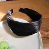 Faixa de Cabelo Plissada Alargada Tecido Estilo Fresco Topo Alto do Crânio Faixa Versátil Sensação de Alto Padrão Para Sair Prendedor de Cabelo Presilha de Cabelo Acessórios de Cabelo
