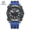 Estoque Pronto do Fabricante, Dropshipping de Novos Modelos, Relógio Esportivo Masculino com Pulseira de Silicone, Relógio à Prova d'Água, Relógio de Quartzo com Calendário Atacado