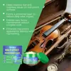 Cera de Manutenção de Instrumentos Harmisca Limpeza Suave Instrumento Brilhante Polimento Restauração à Prova de Poeira Portátil Cera de Manutenção