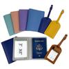 Bolsa de Viaje para Pasaporte de Comercio Exterior Etiqueta de Equipaje Set de Caja de Regalo Funda de Pasaporte Etiqueta de Equipaje