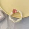 Corda de cabelo de pêssego com queijo para intestino grosso corda de cabeça de menina doce cabeça de queijo não machuca o cabelo bola de cabelo elástico para cabelo rabo de cavalo capa de couro