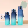 Vaso de Agua Deportivo de Color Degradado de Gran Capacidad de 1 Litro Transfronterizo Botella de Agua para Fitness Verano Exterior Portátil Vaso de Agua de Plástico con Asa