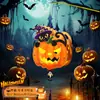 Decoraciones de Halloween, Linternas Portátiles de Calabaza para Niños, Linternas Brillantes, Frascos de Dulces de Calabaza, Cubos de Calabaza, Regalos para Guardería
