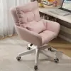 Silla de Computadora, Cómoda y para Sedentarismo, Silla para Estudio en Casa, Silla de Escritorio para Dormitorio, Silla de Maquillaje para Habitación de Niñas, Silla de Oficina Giratoria con Elevación