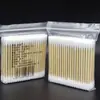 Cotonete Embalado 100 Cabeça Pequena Compacta Sem Fiapos Dupla Face Doméstico Cotonete de Banho de Hotel Palitos de Orelha Cotonete Cosmético