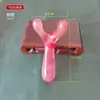 Herramienta de resina para masaje de puente nasal en forma de Y para levantamiento facial completo, raspado de músculos oculares y masajeador nasal y facial