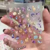 Mismo Estilo Libro Rojo Pequeño Pegatinas para Uñas My Little Pony para Niñas 5D Dibujos Animados en Relieve Impermeables Pegatinas para Tazas de Agua Cámara