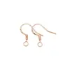 Ganchos para Orejas de Plata de Ley 925, Pendientes, Accesorios para Ganchos de Orejas, Colgantes para Orejas, Pendientes Dorados Hechos a Mano DIY, Accesorios para Joyería Semi-terminados al por Mayor
