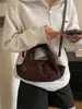 Nova Bolsa Tote Leopardada Casual Japonesa de Inverno Bolsa Transversal Feminina Versátil Simples para o Trabalho Bolsa Transversal