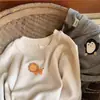 Camiseta de manga larga para niño, camiseta básica infantil estilo coreano nueva para primavera y otoño 2026 para niña, top para bebé, camiseta de moda