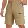 Comércio Exterior Transfronteiriço Shorts de Trabalho Masculino Verão 2026 Multi-Bolsos Casuais para Uso Externo Calças Largas Shorts na Altura do Joelho Atacado