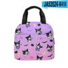 3D Novo Impresso Sanrio kuromi kuromi Picnic Bag Escola Primária Estudante Portátil Saco de Gelo Saco de Almoço Infantil
