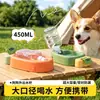 Taza de viaje para mascotas transfronteriza, dispensador de agua portátil para perros al aire libre, botella de agua ajustable a prueba de derrames con forma de zanahoria, venta al por mayor