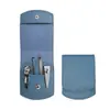 Cortauñas suit manicura belleza herramientas de uñas suit cortauñas cortauñas bolsa plegable mini de 4 piezas