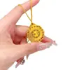 Colgante Brújula Girasol Filigrana Hueca Método Antiguo con Carácter de Fortuna, Nuevo Estilo Chino Lujo Ligero Colgante Redondo Cadena para Suéter