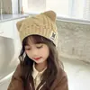 Gorro para bebé otoño e invierno gorro de punto Niños Niñas niños lindo Súper Lindo Princesa Coreana gorro de lana para niños