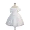 Vestido de actuación de piano para niñas, vestidos para niños, vestido blanco de florista para bodas, venta al por mayor de nuevo estilo