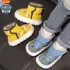 (Estrictamente seleccionado) Zapatos de Algodón para Niños Paw Patrol Invierno Modelo Nuevo Botas de Nieve Impermeables para Niñas con Forro de Felpa