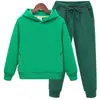 Outono 2025 Algodão Esportivo Pequeno Médio Grande Crianças Meninos Meninas Esportivo Jardim de Infância Conjunto de Duas Peças com Calça com Punho em Estoque Tendência