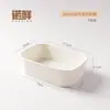 Caixa de almoço descartável para treinamento militar estudantil, caixa de arroz frito, caixa de embalagem para levar frutas de piquenique, tigela de salada, tigela de papel kraft para macarrão instantâneo