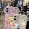 Funda para iPhone 11 con diseño de Donut Puppy, compatible con Apple 13, transparente, 15 Pro, resistente a caídas.