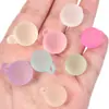 Acrílico Translúcido Goma Mate Agujero para Colgar Cuentas Redondas Cuentas Sueltas DIY Accesorios para la Cabeza Accesorios para el Cabello Accesorios para el Coche Colgante Accesorios para Llaves