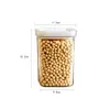 Frasco de Almacenamiento a Prueba de Humedad de Grado Alimenticio Granos Fideos Productos Secos Frijoles Cereal Cereal Tapa Sellada Caja de Almacenamiento de Dulces