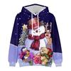 Sudaderas y sudaderas 3D de la serie navideña para hombre y mujer de otoño e invierno de 2023 Cross-borDer American KeiDo Amazon European anD American