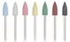 Cabezal de Lijado de Silicona para Manicura, Moldeado de Uñas, Eliminación de Cutículas, Cabezal de Lijado de Goma para Manicura, Broca para Uñas, Pulido, Cabezal de Lijado de Silicona para Manicura