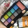 Rihao 11 colores sombra de ojos perla mate paleta de sombras de ojos rubor maquillaje nude maquillaje día del niño rojo vino color tierra 8081