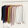 Chal cárdigan de punto casual estilo francés de seda helada para mujer, chaqueta fina de manga murciélago para primavera y otoño, chaleco protector solar para aire acondicionado
