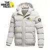 2025 Nueva Moda de Invierno Casual Color Sólido con Capucha Engrosado Algodón Abrigo Tendencia Versión Coreana Cálido Cómodo Chaqueta de Algodón Ropa para Hombre