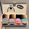 Gomas para el Cabello Dopamine para Niñas, Bandas Elásticas para el Cabello que No Dañan, Cuerdas Elásticas de Alta Elasticidad, Accesorios para el Cabello para Niñas