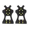 En stock, directo del fabricante, crampones de hielo de TPE, cubrezapatos antideslizantes para exteriores, herramienta antideslizante para escalada en nieve y montañismo, 8121824 púas