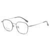 Armazón de Gafas para Hombre de Titanio Puro, Marco Grande de Titanio, Lente Plano, Patrón Tallado de Borde Ancho, Armazón de Gafas de Caja, Armazón de Gafas de Negocio Ultraligero