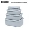 Caja de distribución especial para carne congelada de refrigerador, caja para mantener la frescura, caja de almacenamiento de grado alimenticio, caja de almacenamiento de cocina de silicona de gran capacidad