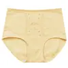 Ropa interior de algodón para mujer de cintura alta que contrae el abdomen, calzones de algodón antibacterianos cómodos transpirables para mujer que envuelven las caderas talla extra
