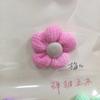 Tela Arrugada Flor de Cinco Pétalos Accesorios DIY Tela Flor Hecha a Mano Accesorios Flor para Zapato Accesorios para el Cabello Accesorios de Ropa Elástico Arrugado Cinco Pétalos