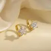 Brincos Exquisitos de Micro-Cravação de Diamantes para Mulheres, Estilo Coreano, Nicho, Simples, Compactos, Brincos em Forma de Diamante, High-End, Elegantes, Brincos de Celebridade da Internet