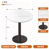 Mesa de Jantar para Refeitório de Funcionários Estilo Moderno Minimalista Mesa Longa de Pedra Sinterizada Mesa Quadrada Cadeira de Celebridade da Internet Designer Refeitório para Várias Pessoas Restaurante de Fast Food