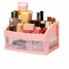 Caja de Almacenamiento de Cosméticos de Escritorio, Estante de Almacenamiento Multicapa, Joyero Tipo Cajón, Estante de Almacenamiento de Cosméticos, Caja Organizadora Transparente