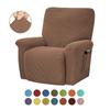 Amazon Transfronterizo Todo Incluido Elástico Funda de Sofá Reclinable Color Sólido Polar Fleece Funda de Cojín de Sofá Cubierta Universal para Reclinable para las Cuatro Estaciones
