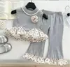 Conjunto de Dos Piezas para Niñas Verano 2026 Estilo Francés Chic Chaleco sin Mangas con Broche de Encaje + Leggings para Niños Pequeños