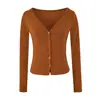 Estilo Coreano Chica Picante Vibe Cuello Alto Sin Mangas Chaleco para Mujer Principios de Otoño Adelgazante Manga Larga Cárdigan Moda Conjunto de Dos Piezas