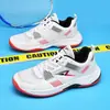 Zapatillas de bádminton transfronterizas para hombre y mujer, transpirables, antideslizantes, power cushion, rebote amortiguador, zapatillas de competición juvenil para entrenamiento de tenis de mesa