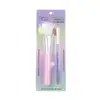 Novo Conjunto de Pincéis de Maquiagem Criativo Pincel para Blush + Pincel para Pó Dupla Face Pincel para Lábios Pincel para Base de Estudante Pincel de Beleza Atacado