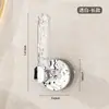 Artefato de pendurar na parede para armazenamento de acessórios de cabelo anel de cabelo faixa de cabelo adorno de cabelo suporte de armazenamento de presilha de cabelo gancho de ventosa rotativo para banheiro