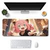 Mouse Pad de Borracha com Malha Lisa na Parte Superior, Mouse Pad de Jogo Extra Grande, Tapete de Mesa, Borda Reforçada, Pad para Home Office, Pad Antiderrapante