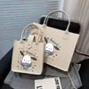 Bolsa de feltro para mulheres, bolsa de ombro de grande capacidade, versátil para meninas, adequada para o trabalho e para o dia a dia, bolsa tote